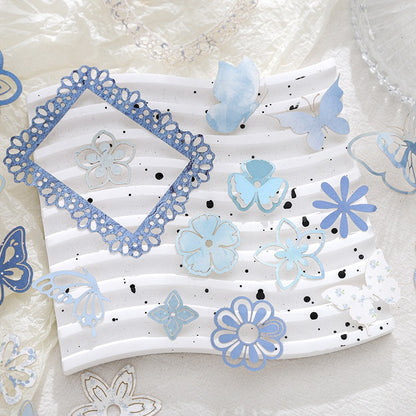 Lace Floral / Butterfly Material Paper Pack