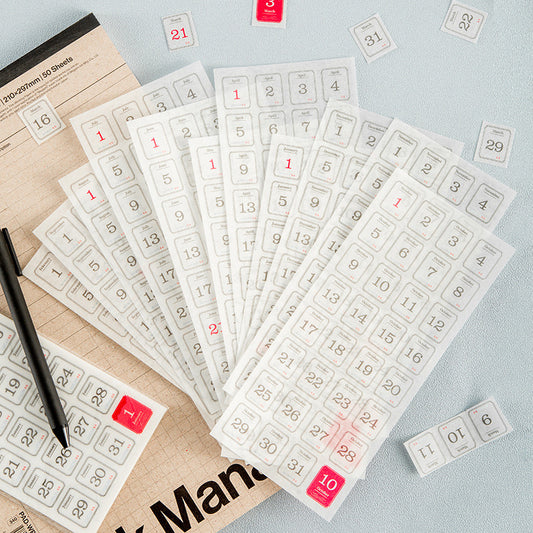 365 Days Undated Sticker Sheets - ShopHaul