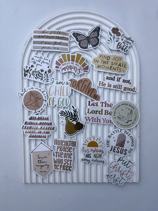 Christian Stickers 10 pcs Set