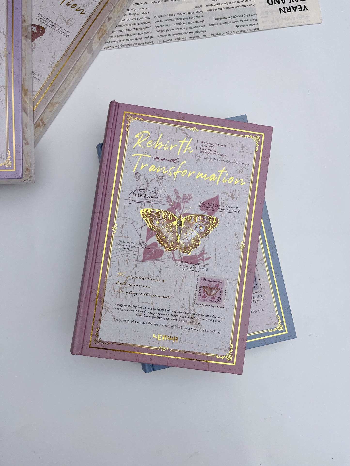 Rebirth Transformation Blank Sheets A5 Size Journal (288 pages)