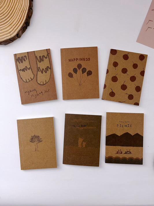 Pocket-sized Brown Kraft Notebook - ShopHaul