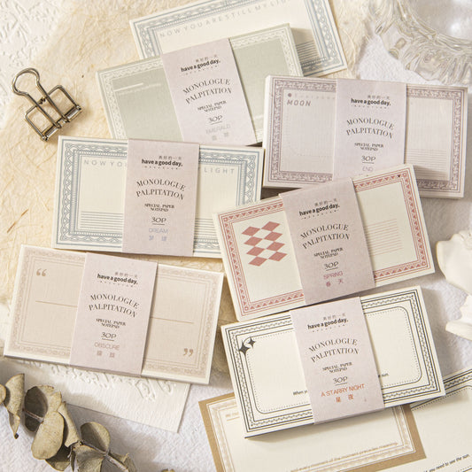 Monologue Scrap Papers - ShopHaul