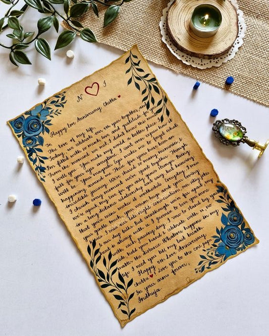 Wax-sealed Handwritten Vintage Letter