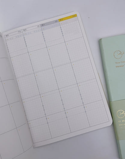 Kinbor A5 Undated Life Planner Book - 192 pages