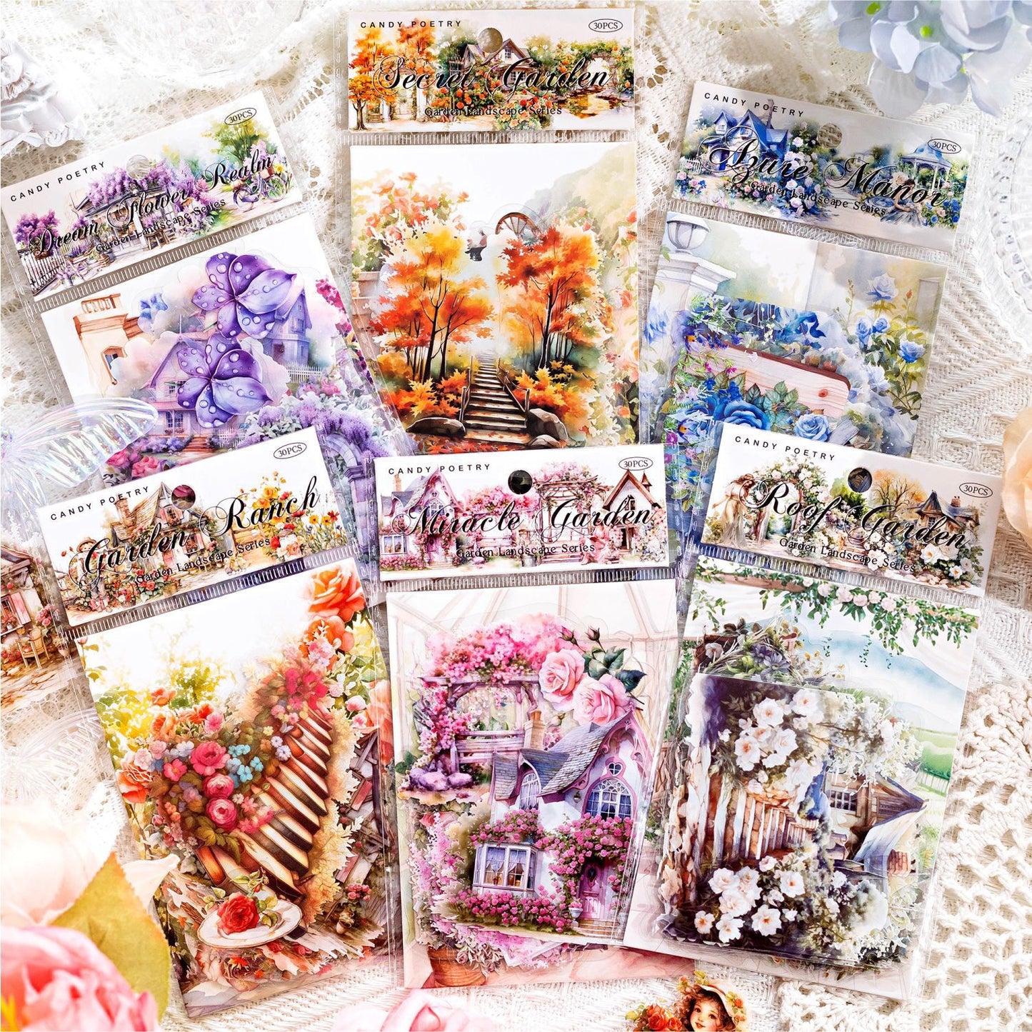 Landscape Series Stickers Set