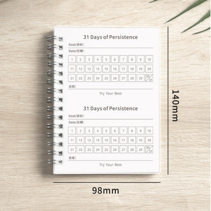 A6 Daily Check-in / Habit Tracking Book