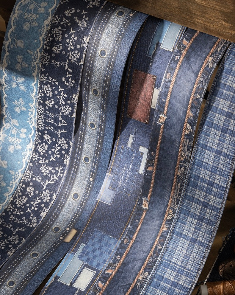 Denim Fabric Tape Role (2m long)