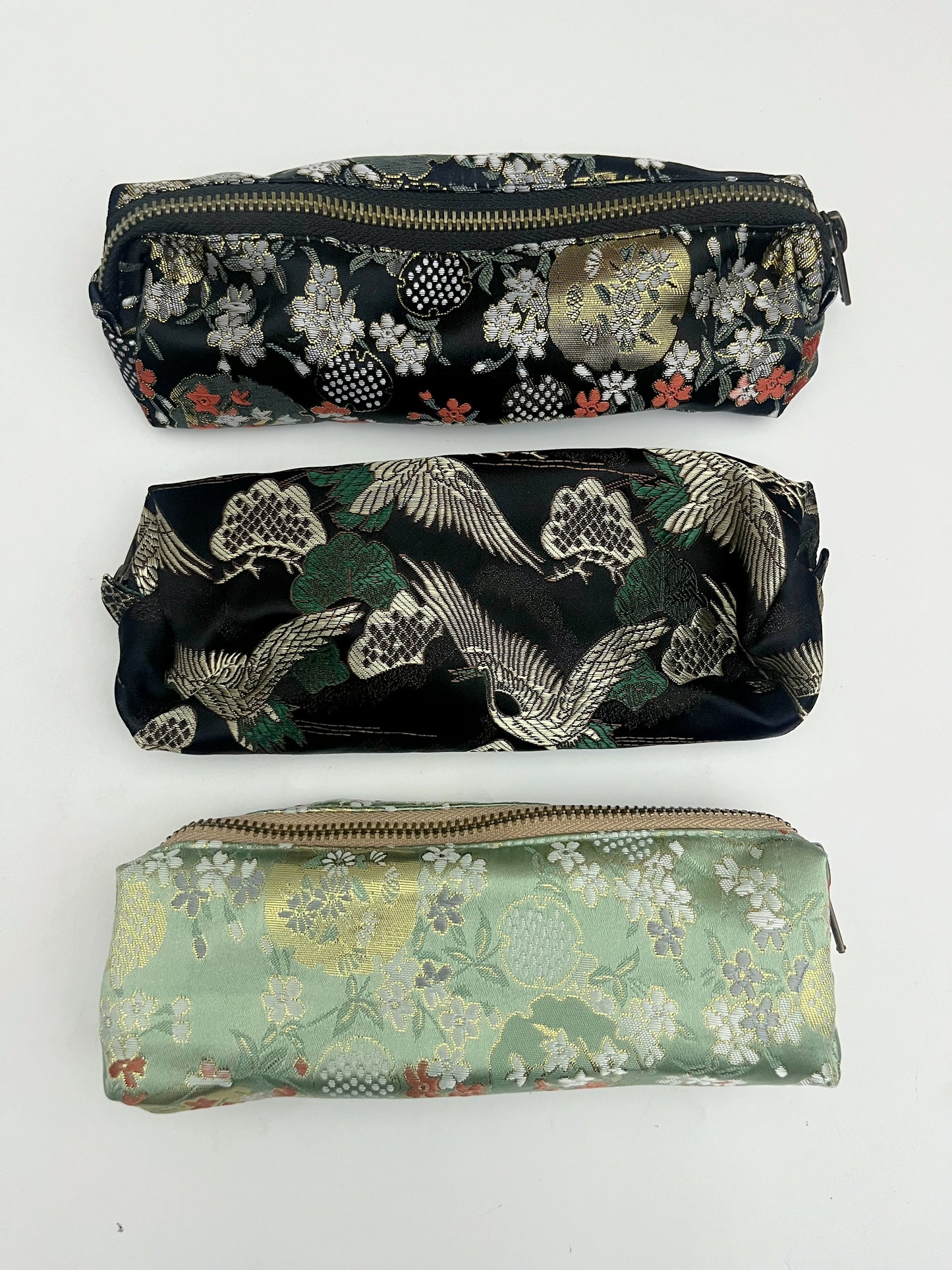 Brocade Fabric Pen Case / Pouch / Purse