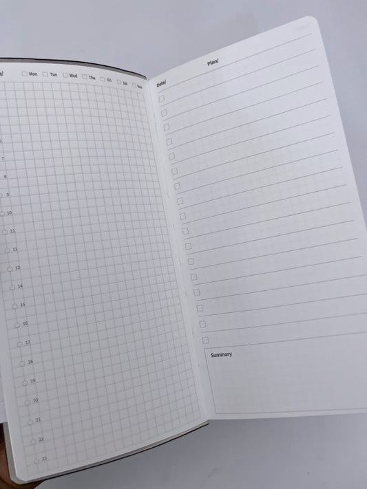 Undated Daily Planner Boolk