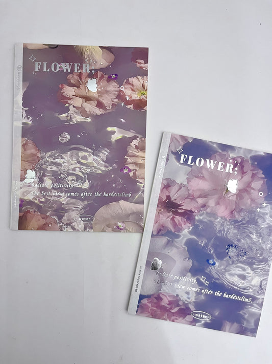 Flower B5 Lined Notebook - ShopHaul