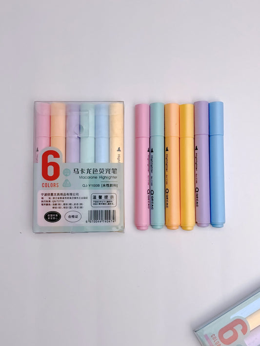 Qecac 6pcs Highlighters Set - ShopHaul