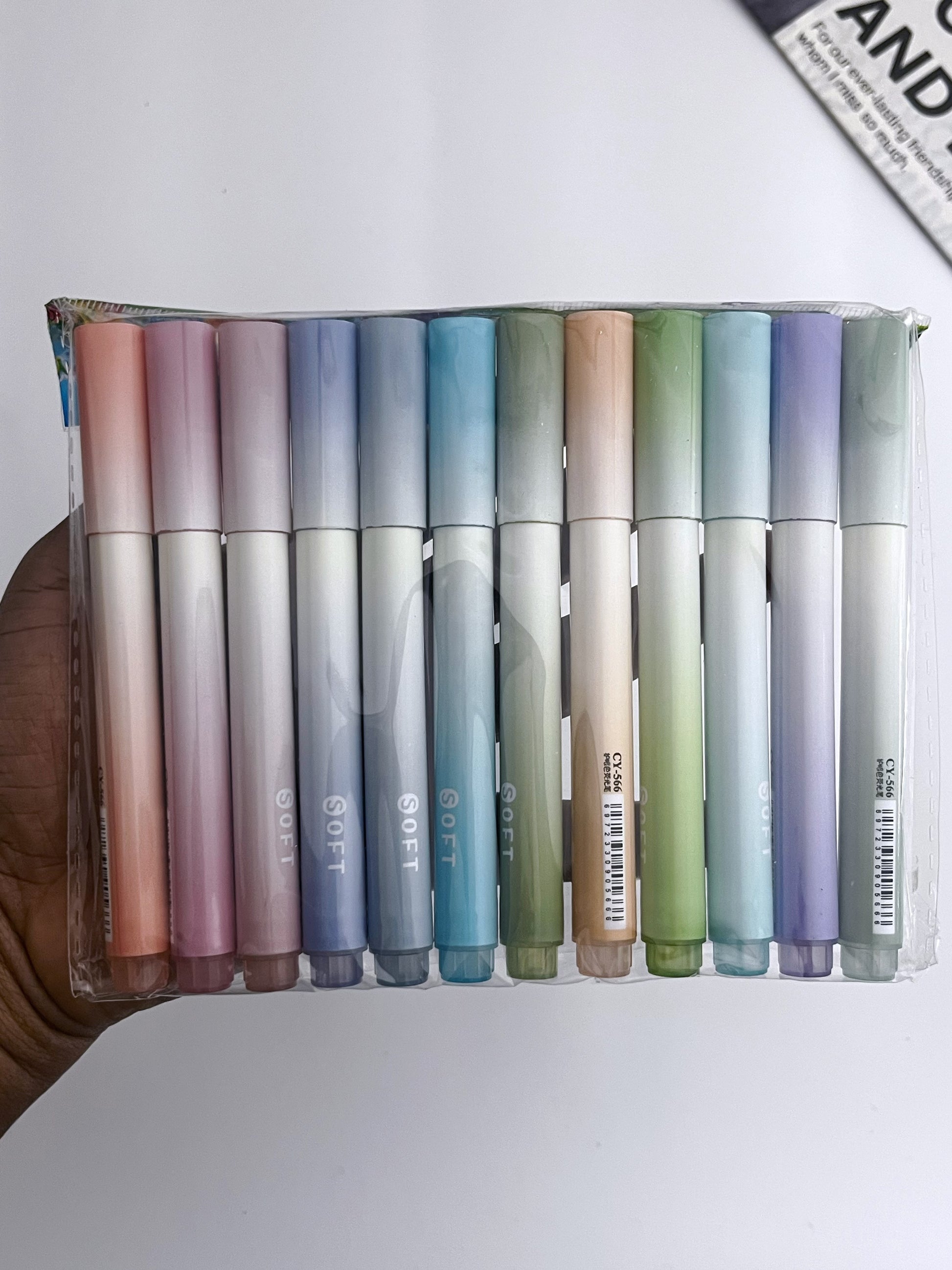 Gradual Gradient 12pcs Highlighters Set - ShopHaul