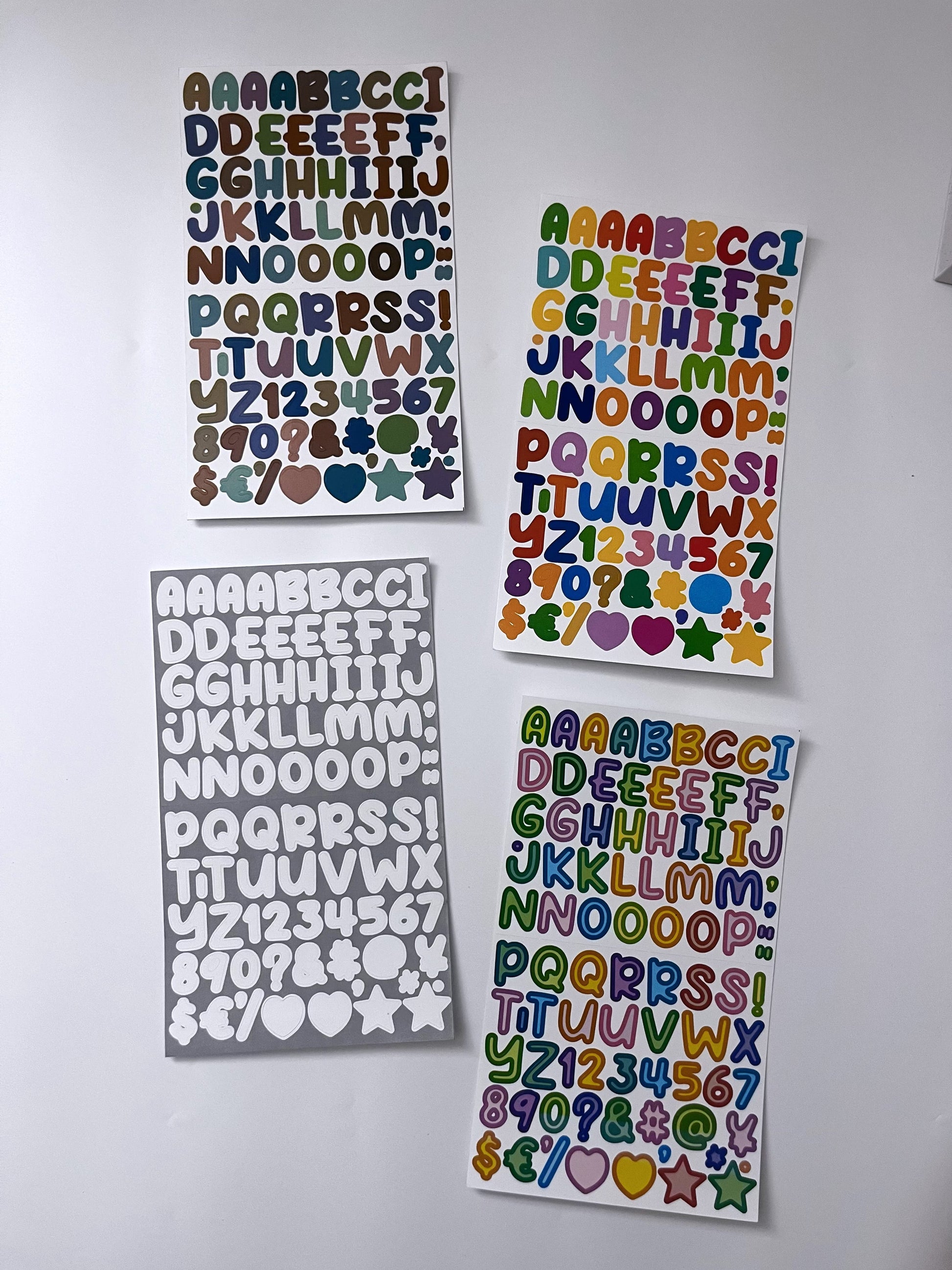 Alphabet Sticker Sheet - ShopHaul