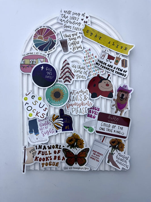 Christian + Random 10pcs stickers (3)