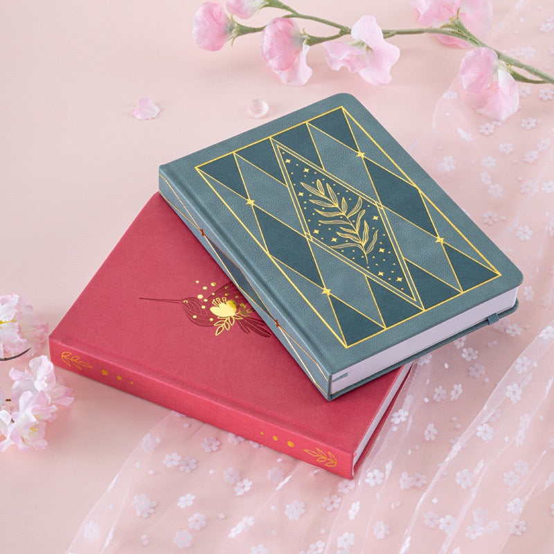 Velvet Hardcover Bullet / Dot Grid Journal (160gsm, 192 pages) - A5 size