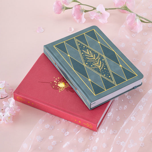Velvet Hardcover Bullet / Dot Grid Journal (160gsm, 192 pages) - A5 size