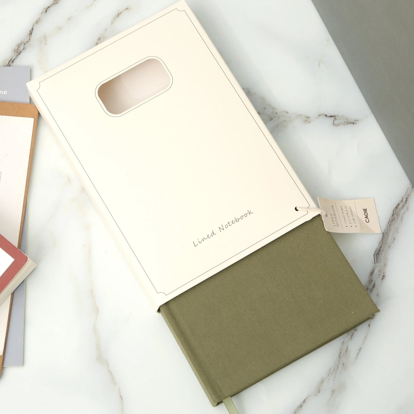 Lined A5 Journal Notebook (Fabric Cover)