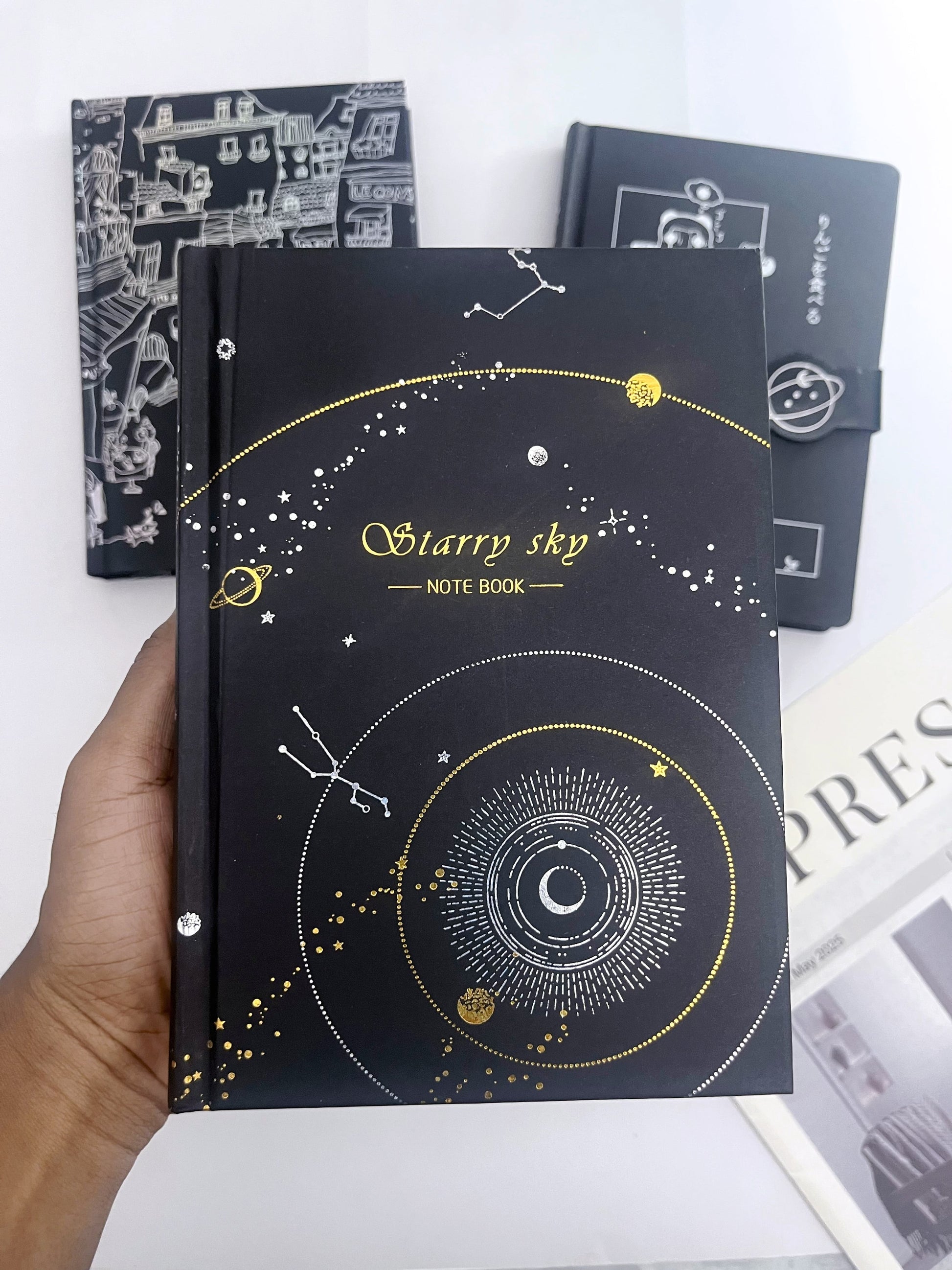 A5 Black Blank Sheets Journal - ShopHaul