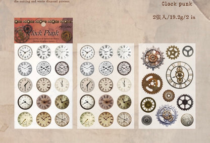 Bronze Museum Series Retro Stickers