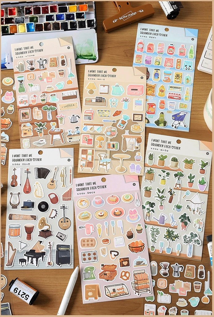 Cute Stickers Sheet