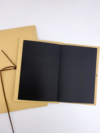 Organ Folding Scrapbook / Photo Black Sheets Album - ShopHaul