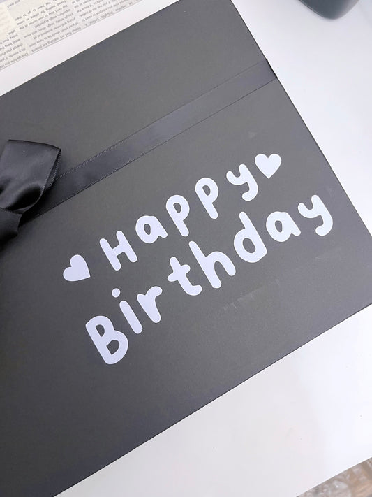 Happy Birthday Box (Empty Box)