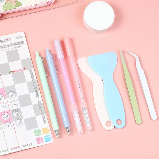 Journaling Tools Set (Scraper, Glue Pen, Pen Knife, Tweezer)