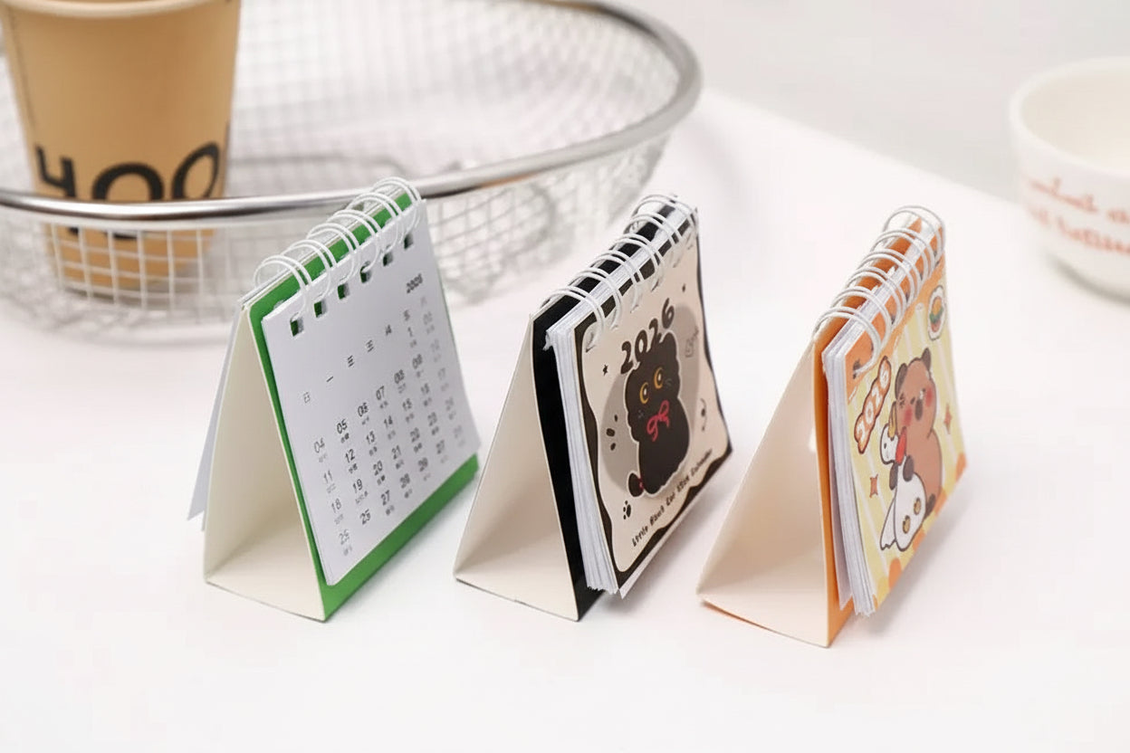 2026 Cartoon Desk Calendar