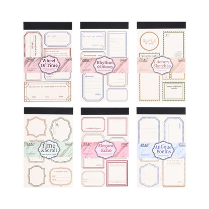 Label box Stickers Set (5 sheets, 30 pcs)