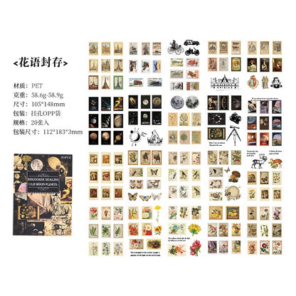 Retro / Vintage Stickers Book