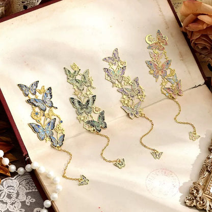 Butterfly Pendant Chain Bookmark