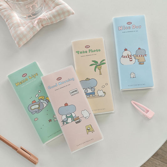 B6 Size Notebook with PVC Cover