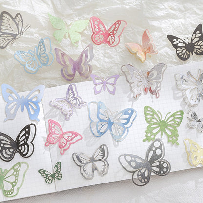 Lace Floral / Butterfly Material Paper Pack