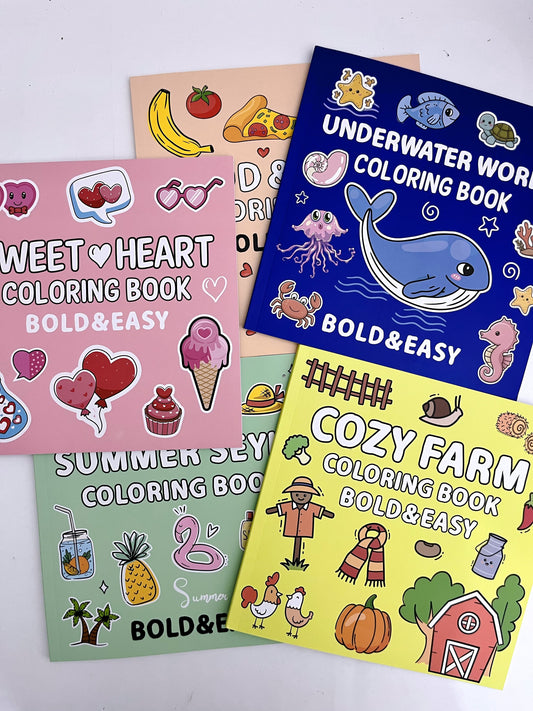 Bold and Easy Coloring Books - ShopHaul