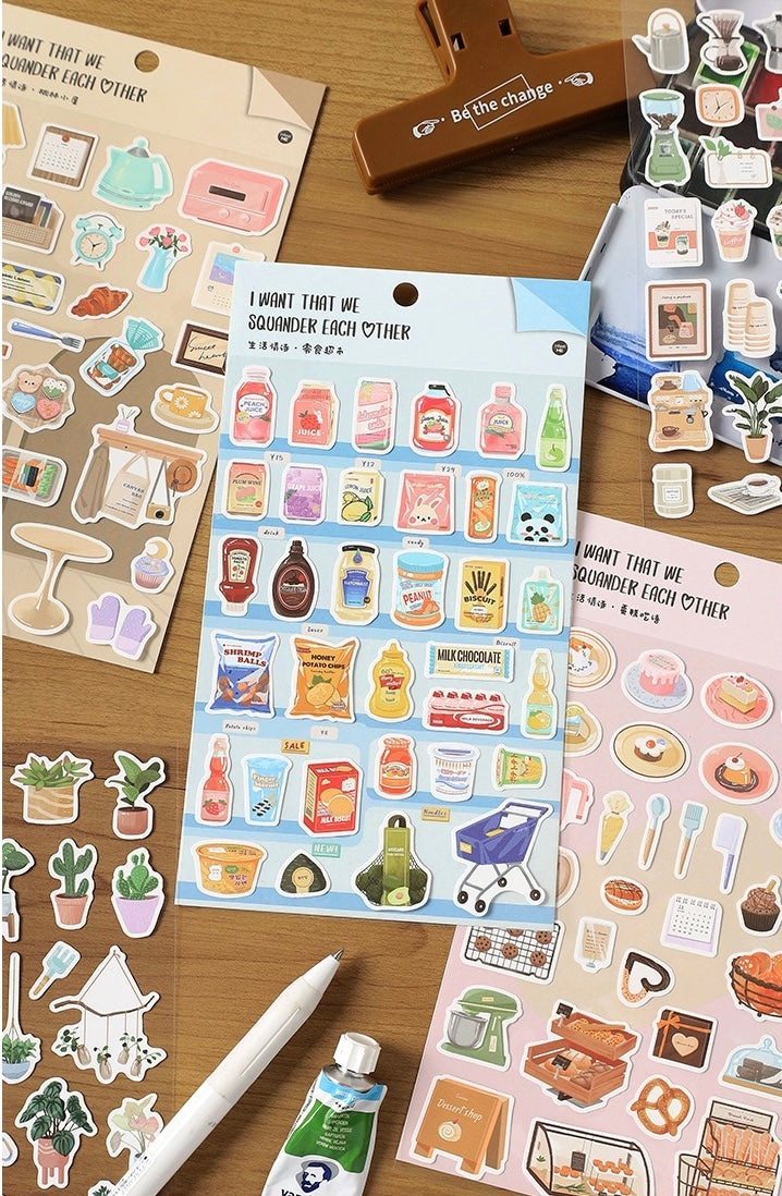 Cute Stickers Sheet