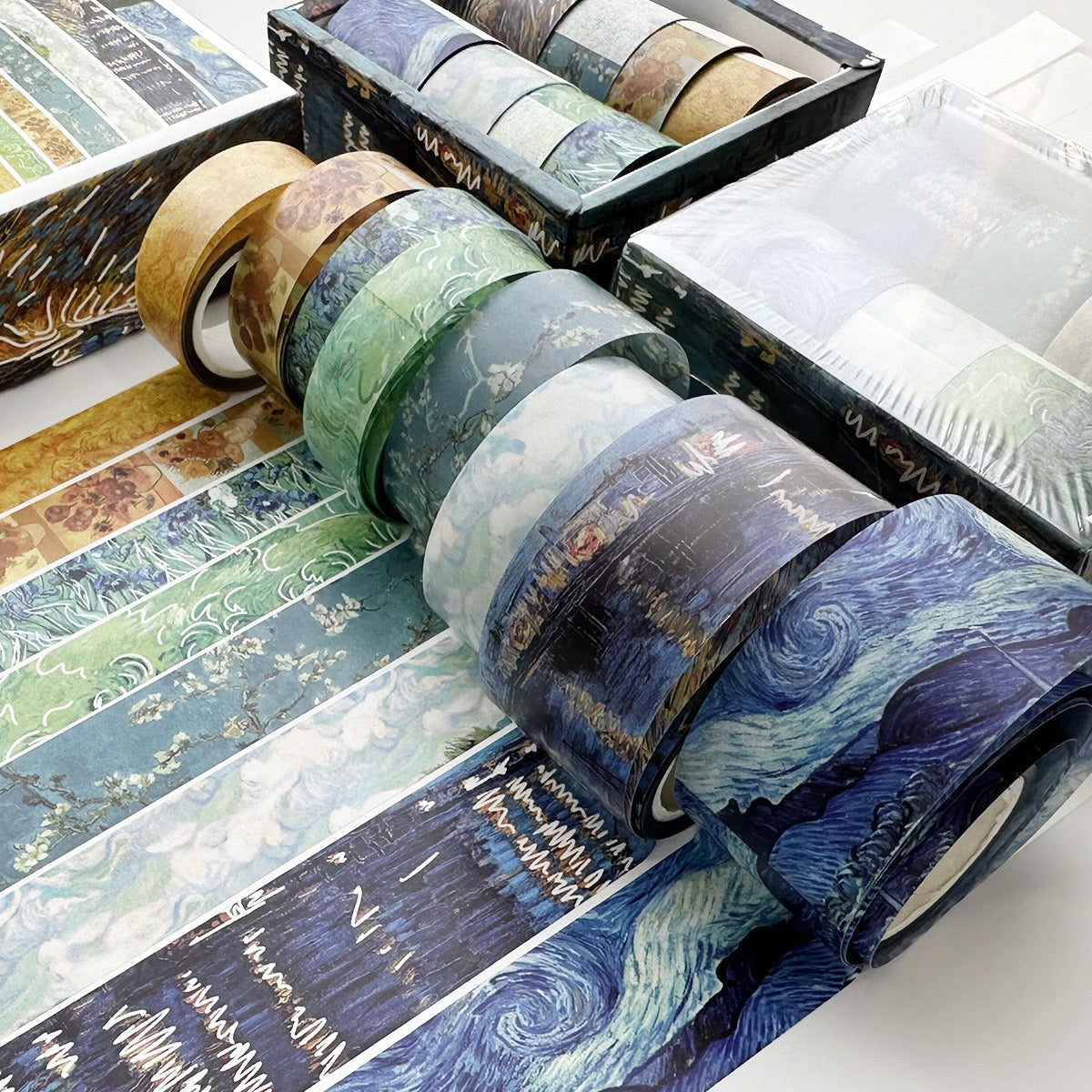 PET Transparent Washi Tape (8-pcs set)