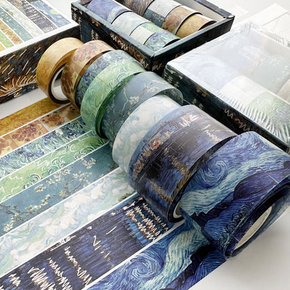 PET Transparent Washi Tape (8-pcs set)
