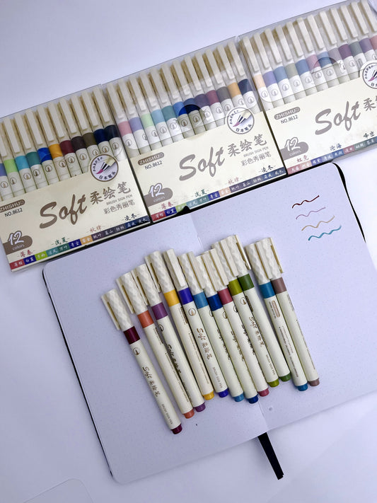Soft Brush / Calligraphy Pens Set - ShopHaul
