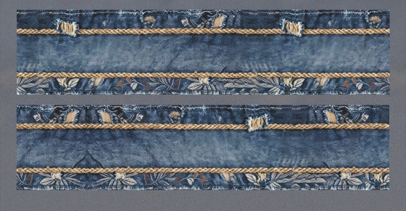 Denim Fabric Tape Role (2m long)