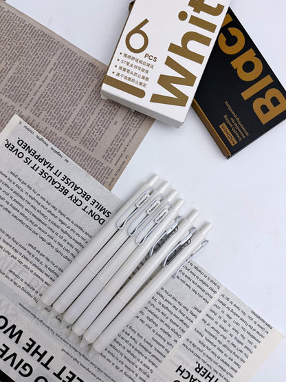 Black Ink Gel Pens Set - 0.5mm