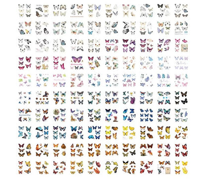 100pcs Mini Sticker Sheets