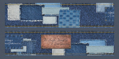Denim Fabric Tape Role (2m long)
