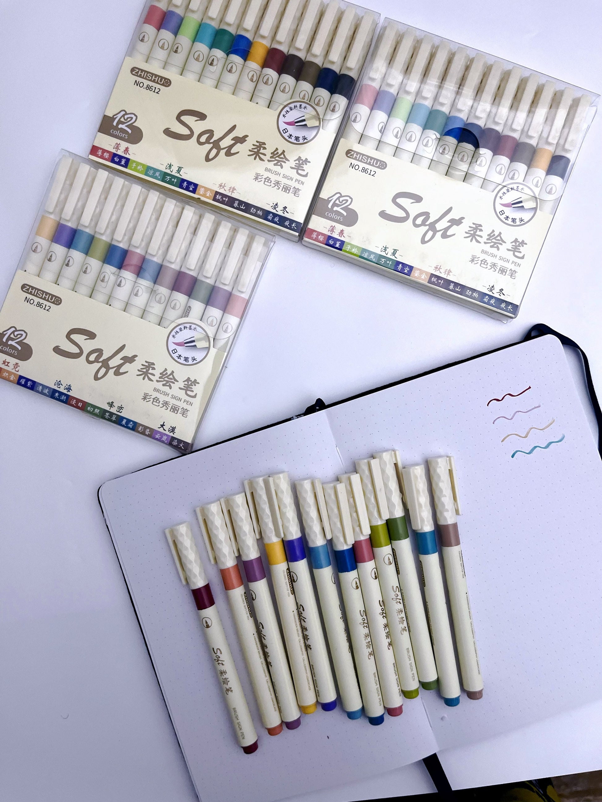 Soft Brush / Calligraphy Pens Set - ShopHaul