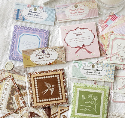 Sugar Poetry Tearable Die Cut Stickers Set