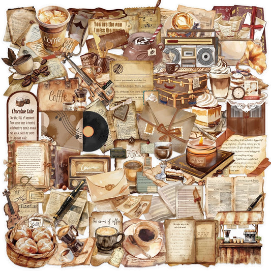 PVC Vintage Stickers Set (10 pcs) - ShopHaul
