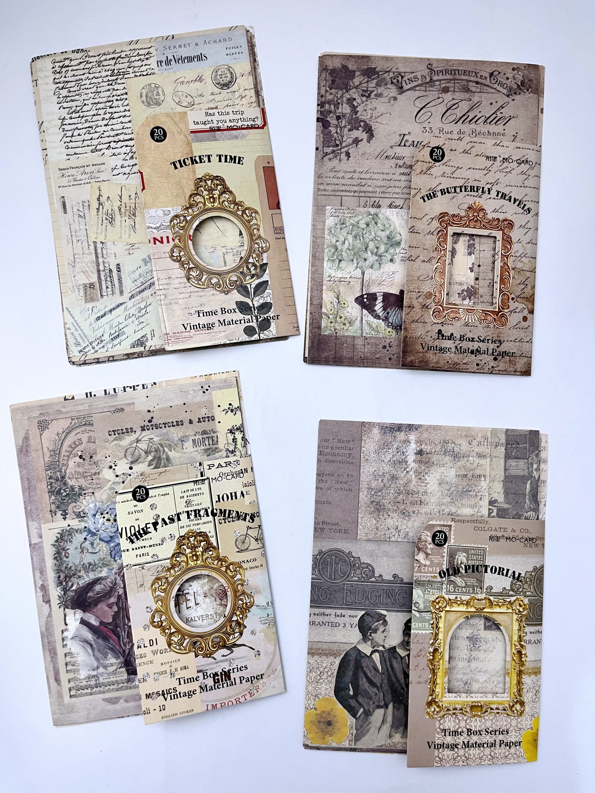 Retro Material Papers Set - ShopHaul