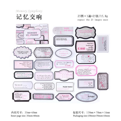 Momo Note Sticker Pack (25pcs)