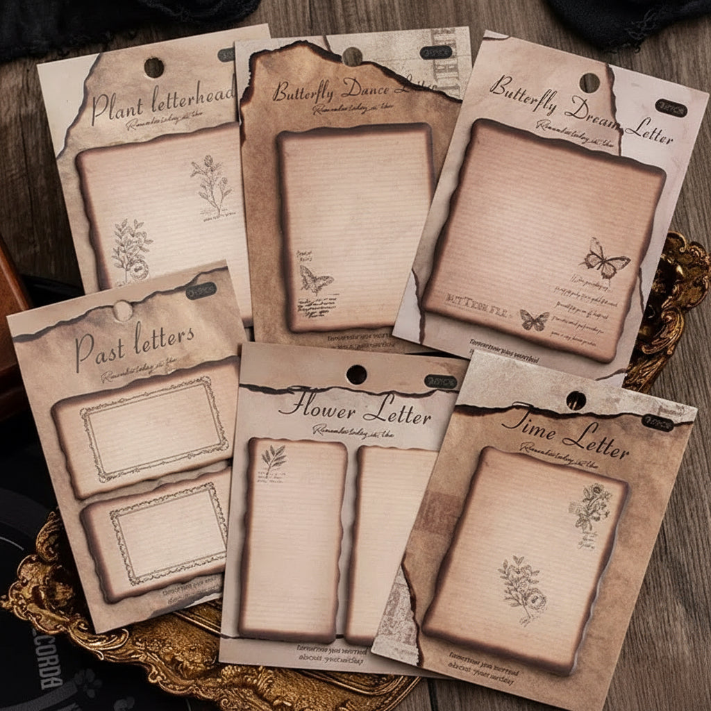 Vintage Sticky Notes (30 pcs)