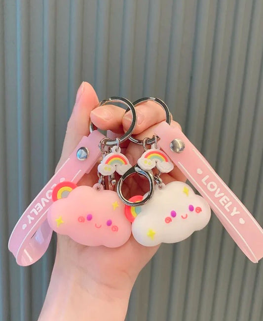 Cartoon Cloud Keychain - ShopHaul