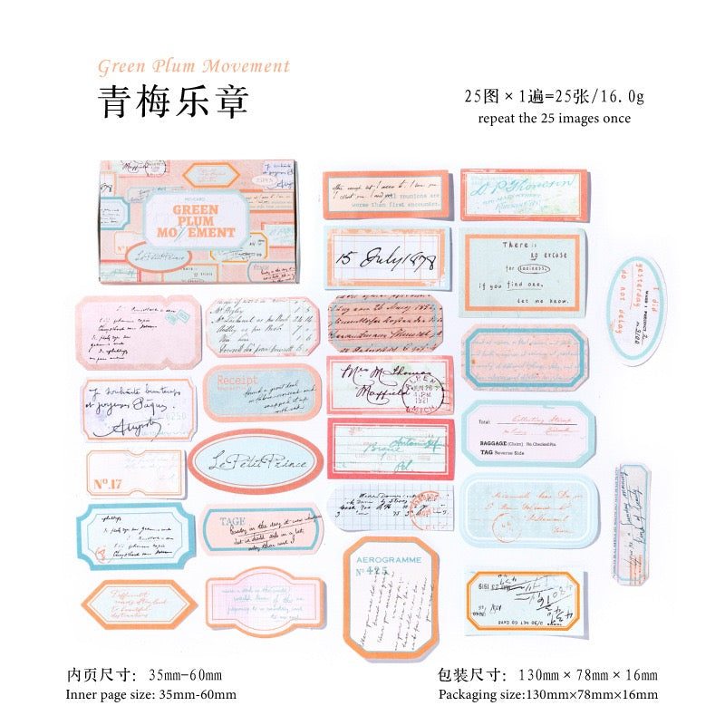 Momo Note Sticker Pack (25pcs)